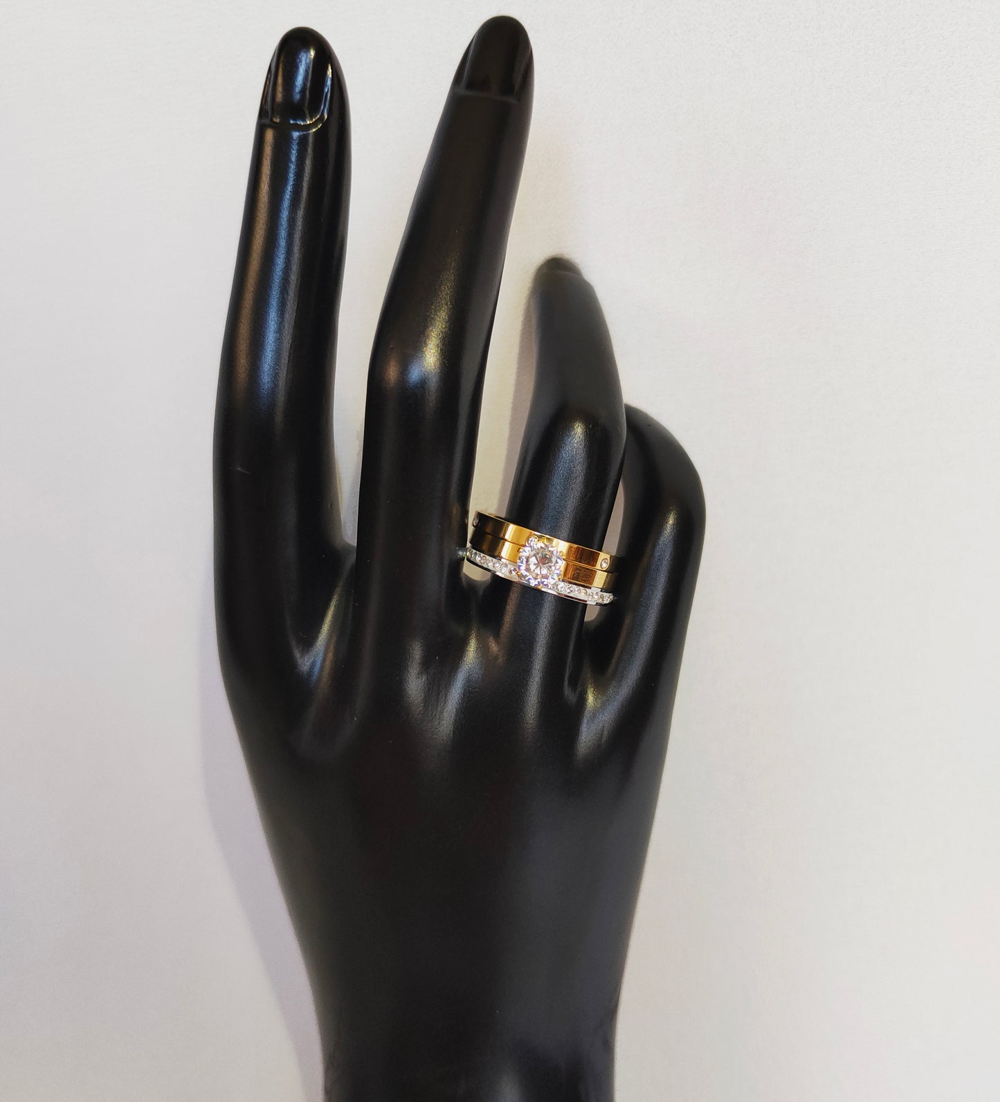 Bague trio amour