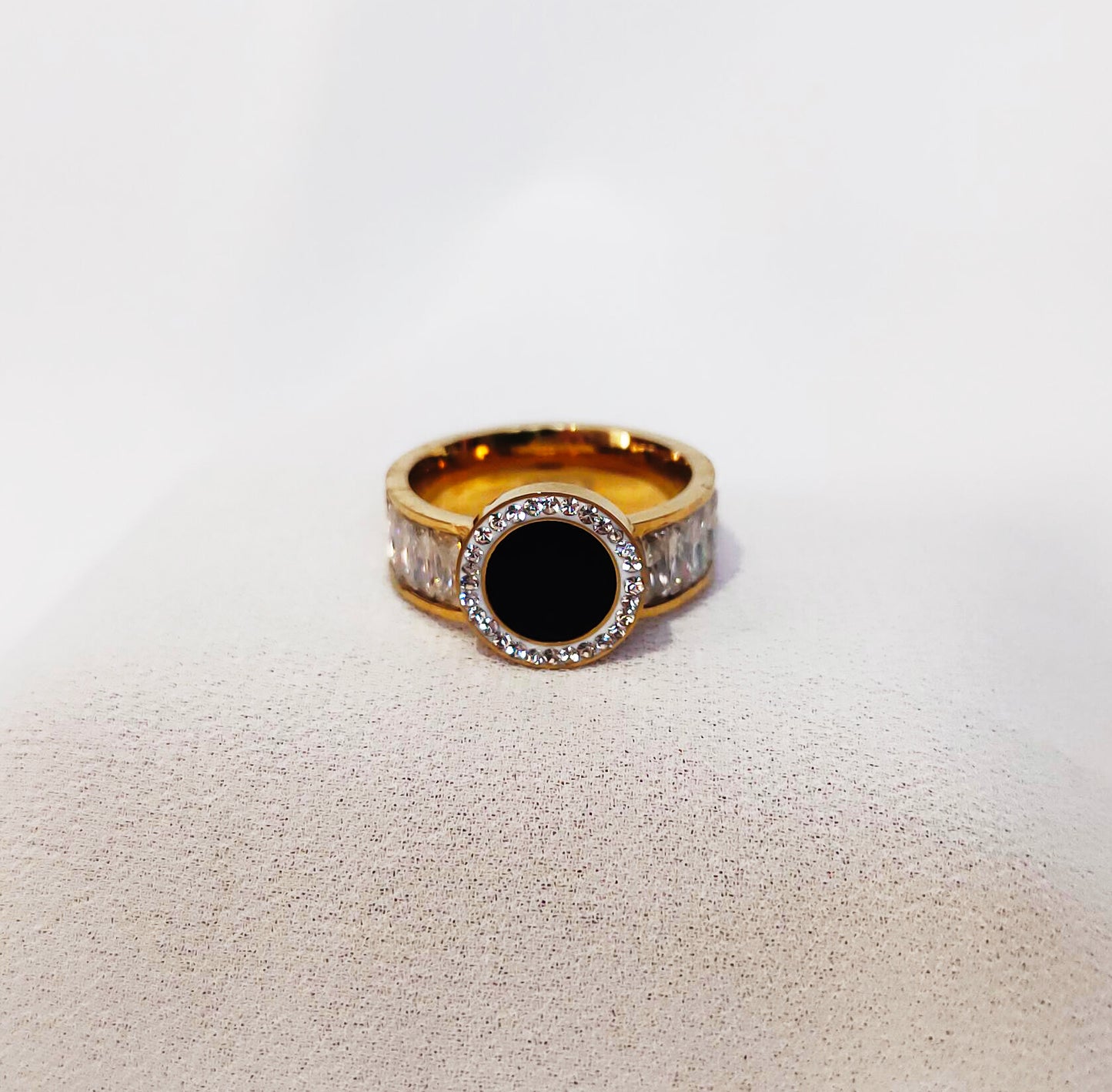 Bague black bling