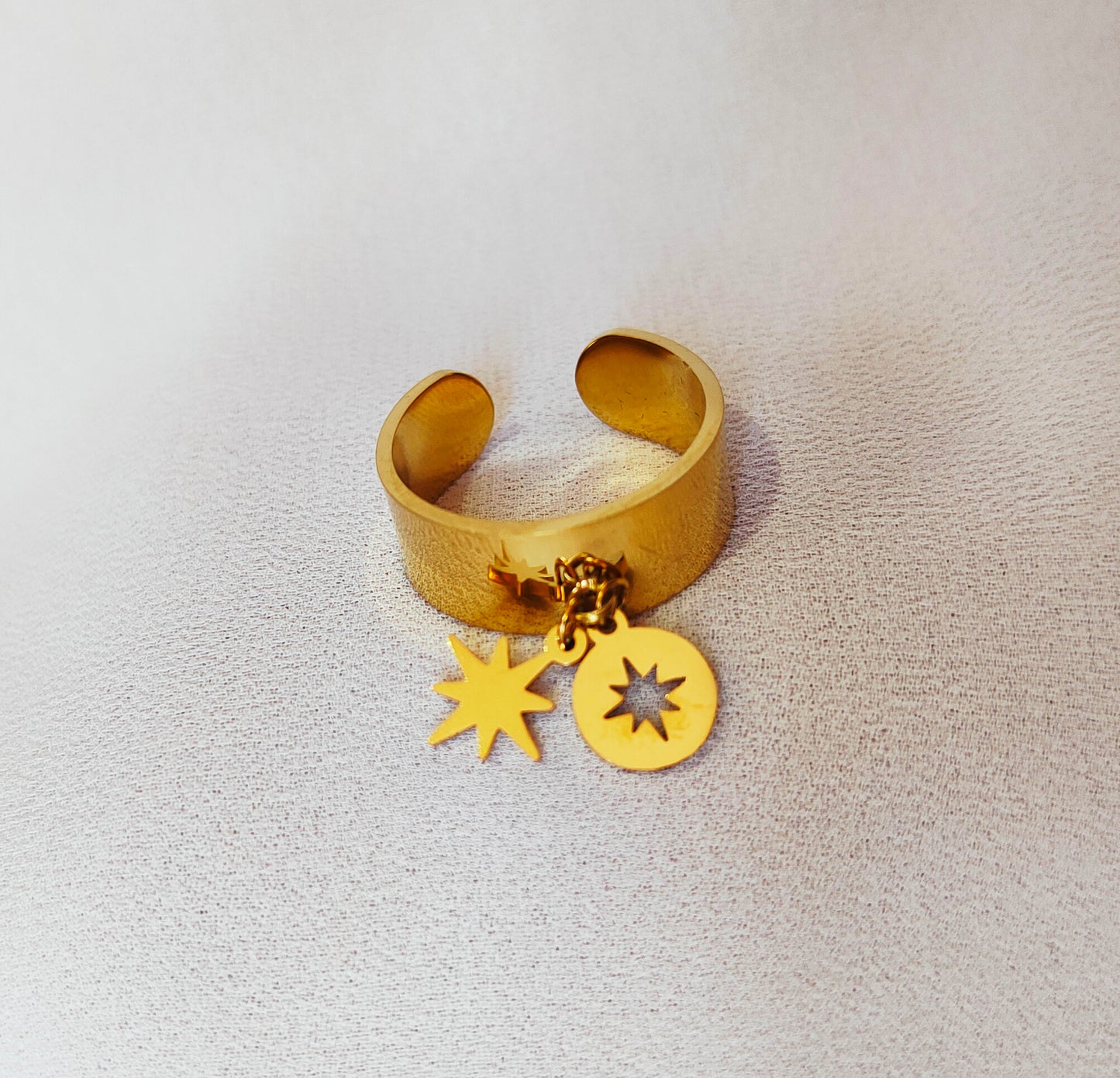 Bague Jonc star
