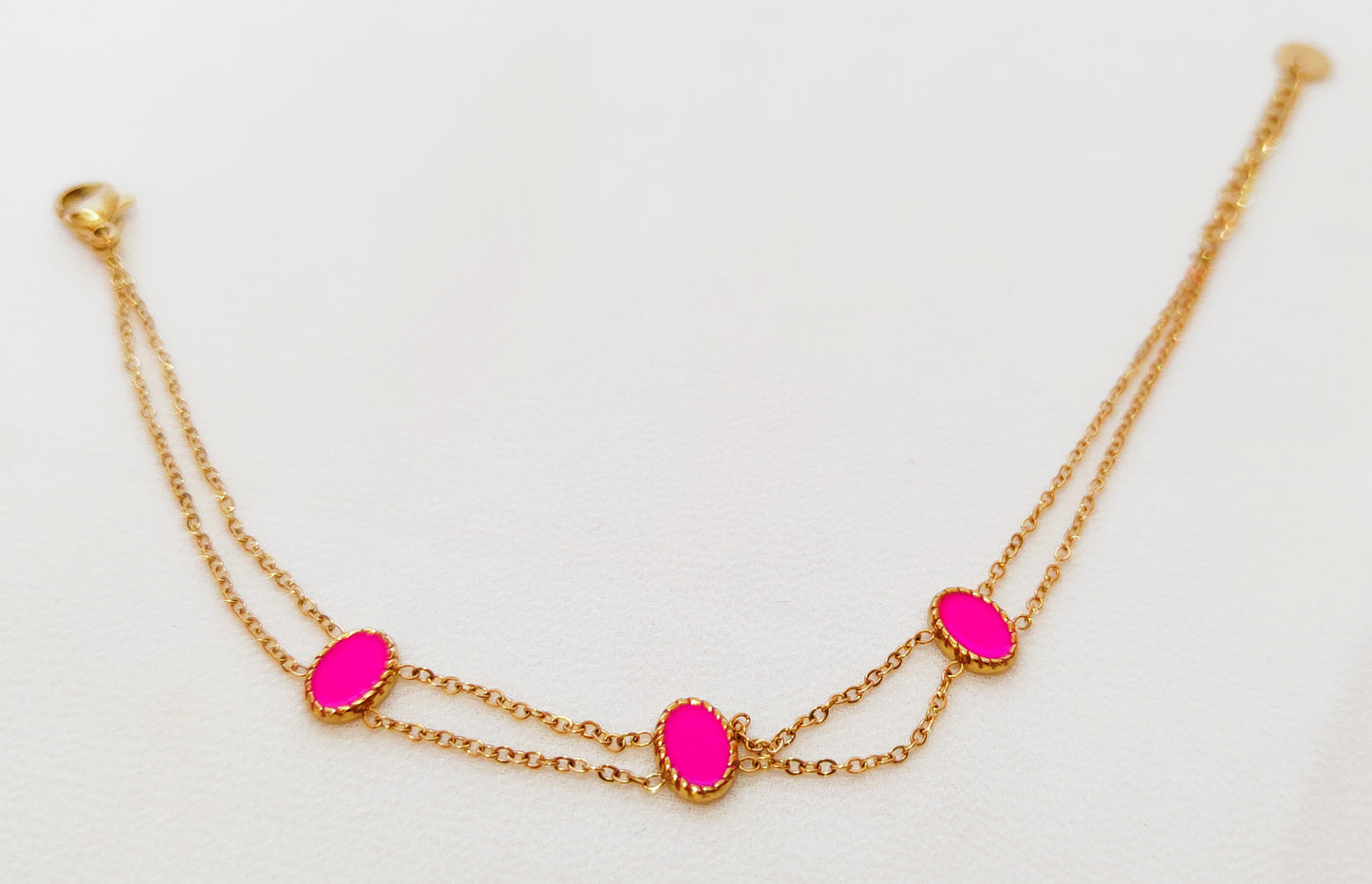 Gourmette pink - 21 cm