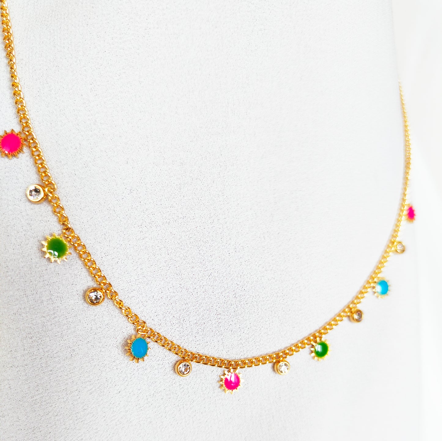 Collier sun multicolore
