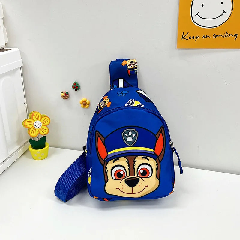 Paw Patrol Children's Chest Bag Boy Girl Toddler Bag Chase Small Bag Storage Pouch Shoulder Bag Kid Toy Skye Wasit Bag Crossbody