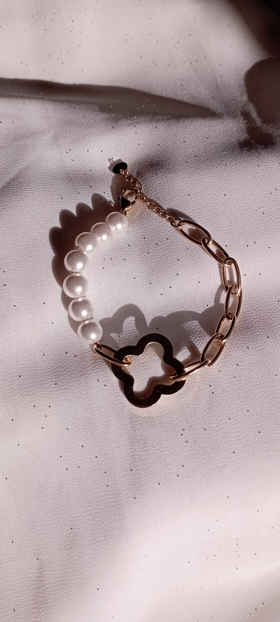 Bracelet Perle et chaine