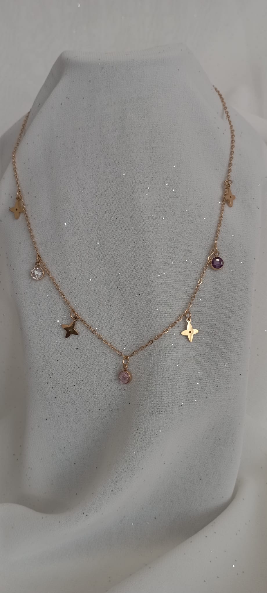 Collier Etoile strass