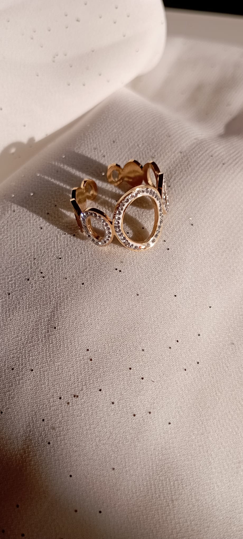 Bague Strass Ovale