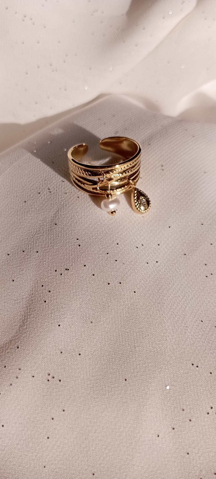 Bague Jonc Perle