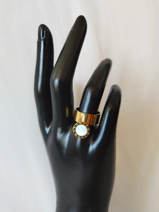 Bague Jonc nacré