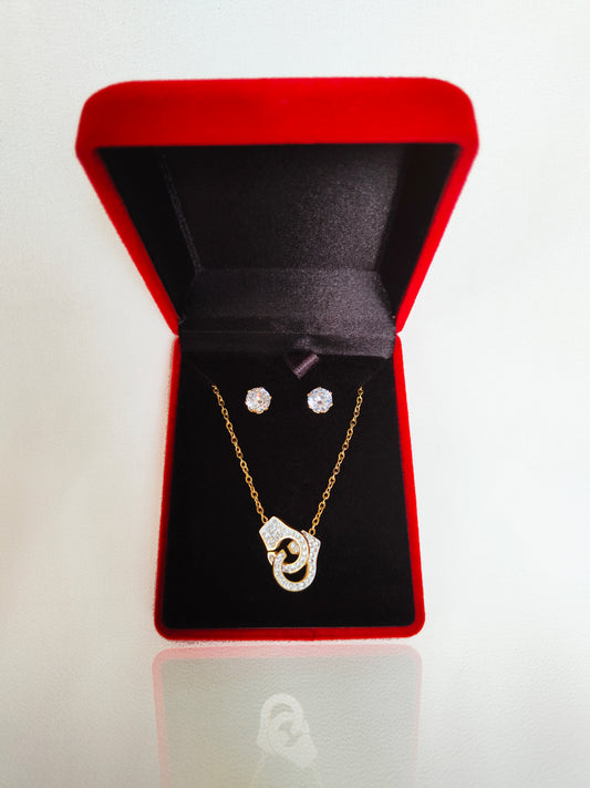 Coffret menotte strass