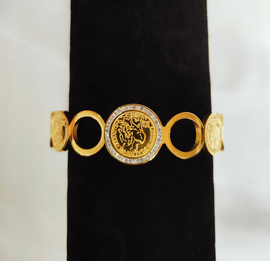 Bracelet rigide pièce