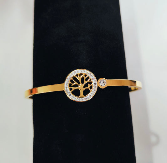 Bracelet rigide arbre de vie