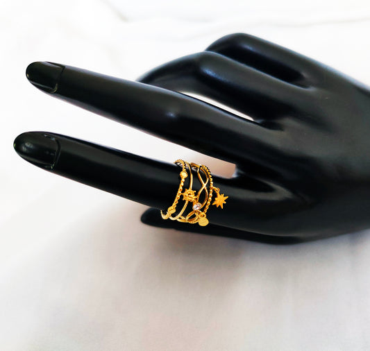 Bague étoile