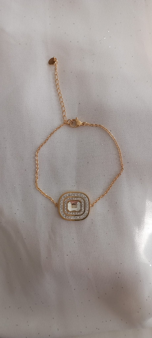 Bracelet Carré strass