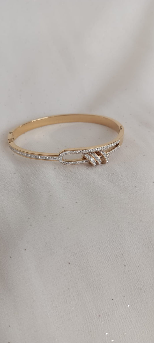 Bracelet rigide Anneau strass