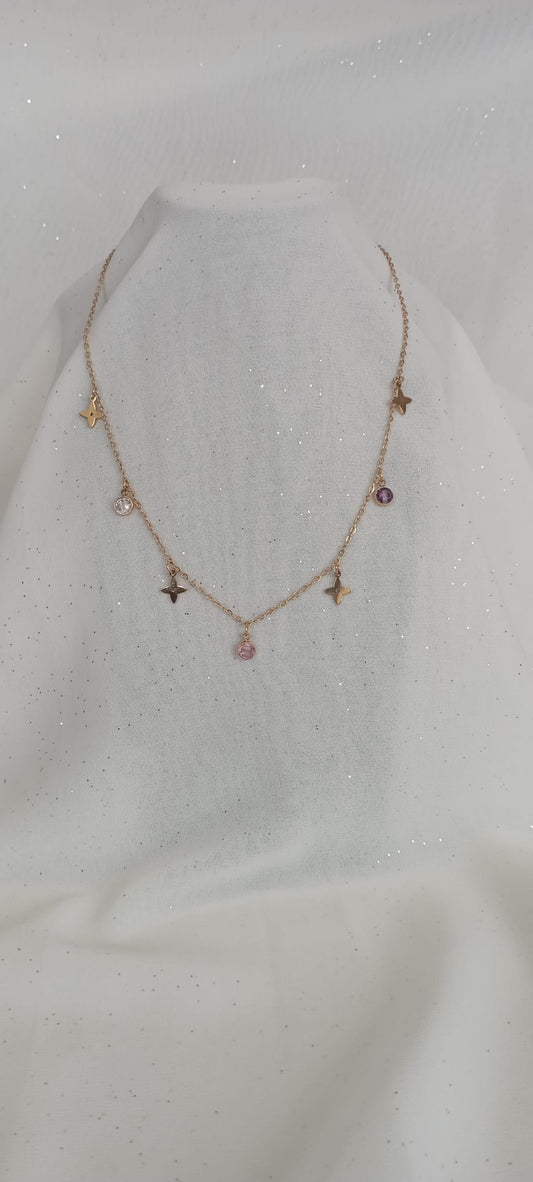 Collier Etoile strass