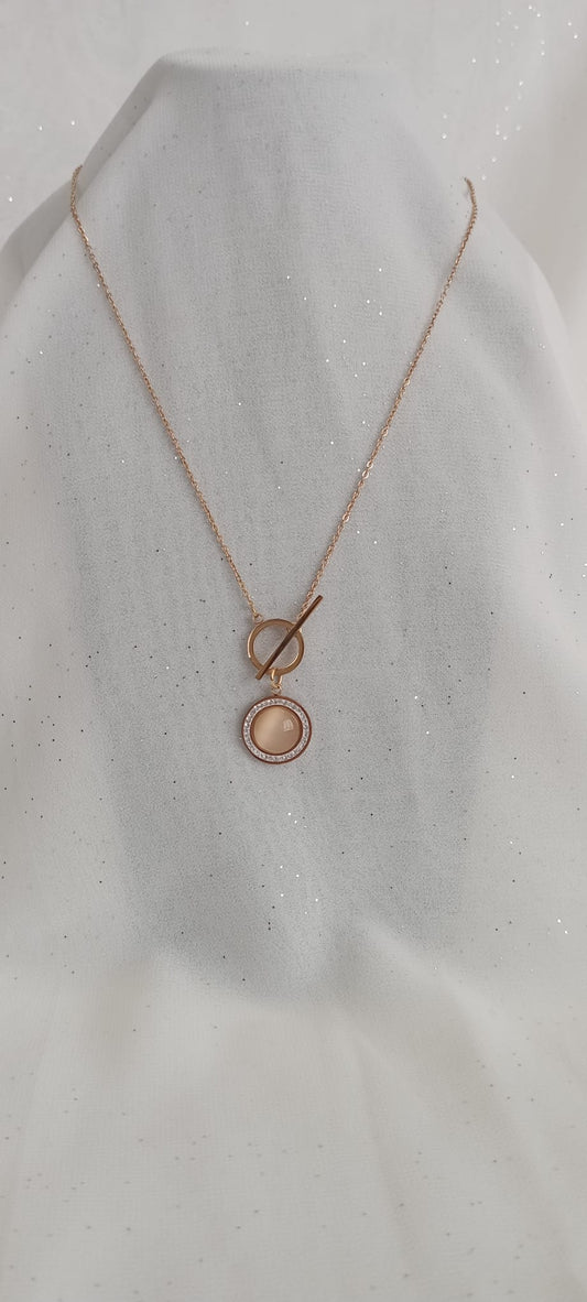 Collier Perle Champagne