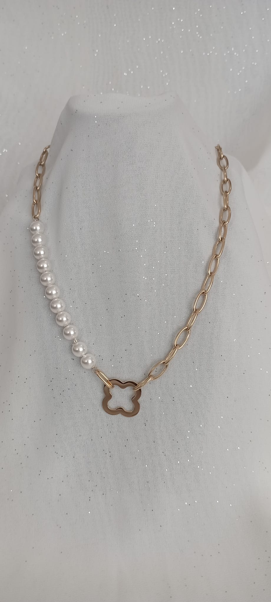 Collier Perle Fleure