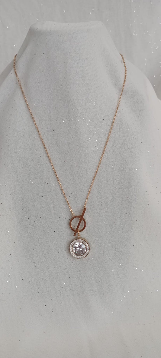 Collier Cercle strass