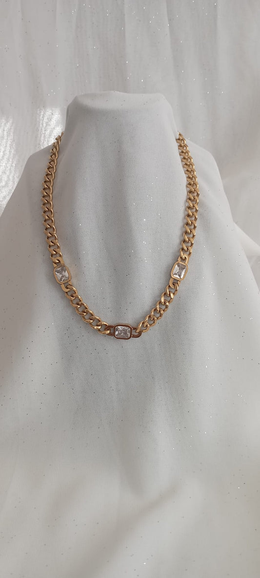 Collier chaine diamant